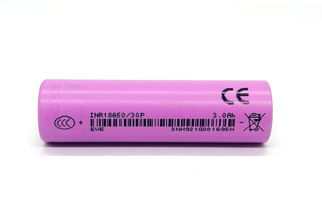 EVE INR18650/30P 3000mAh High Power Lithium-ion Battery for Industrial & Consumer Applications, ODM/OEM Available