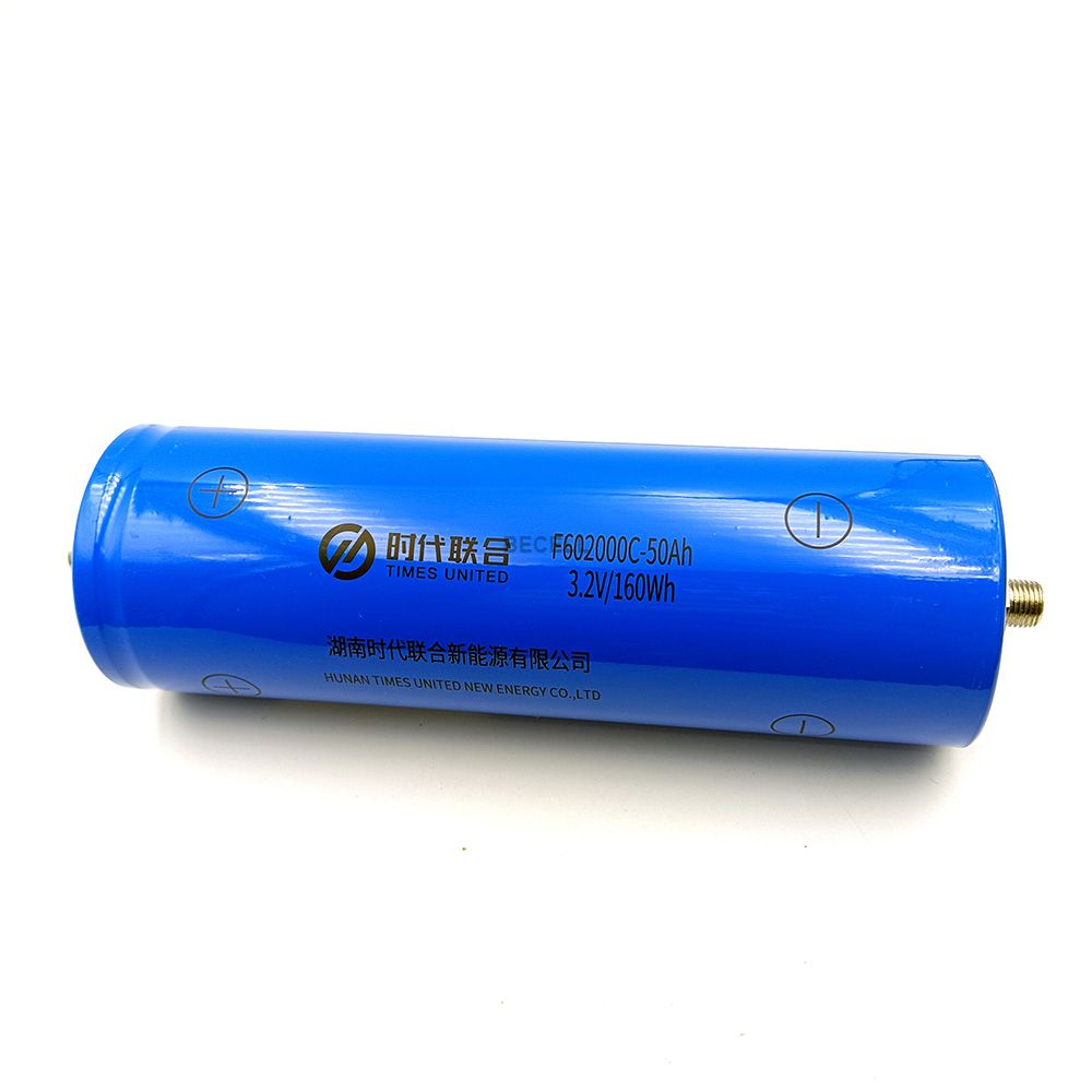 TIMES UNITED 3.2V 50Ah 60200 LFP Cylindrical Cell