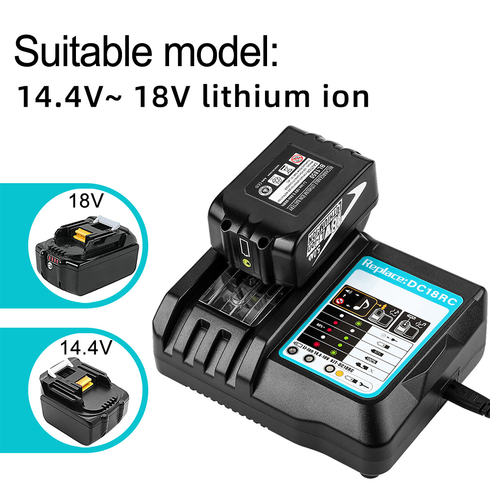 Replacement Batteries and Chargers for Makita 14.4V Power Tools