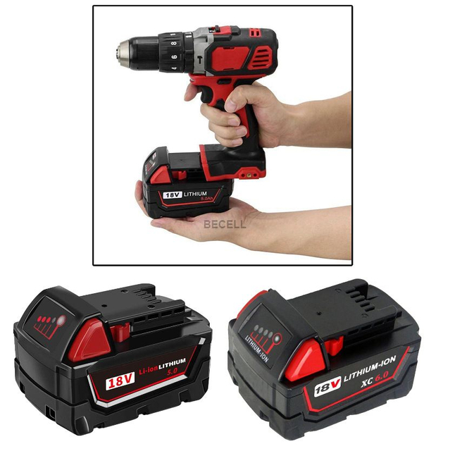Replacement Batteries for Milwaukee M18 Power Tools
