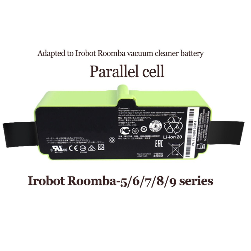 Replacement Batteries for Irobot Roomba 5/6/7/8/9 Series