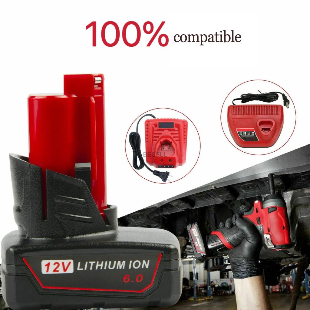 Replacement Batteries for Milwaukee M12 Power Tools