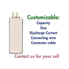 3.0V Pouch Li MnO2 battery cell