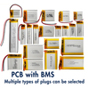 Customizable 3.7V Li Polymer battery cell