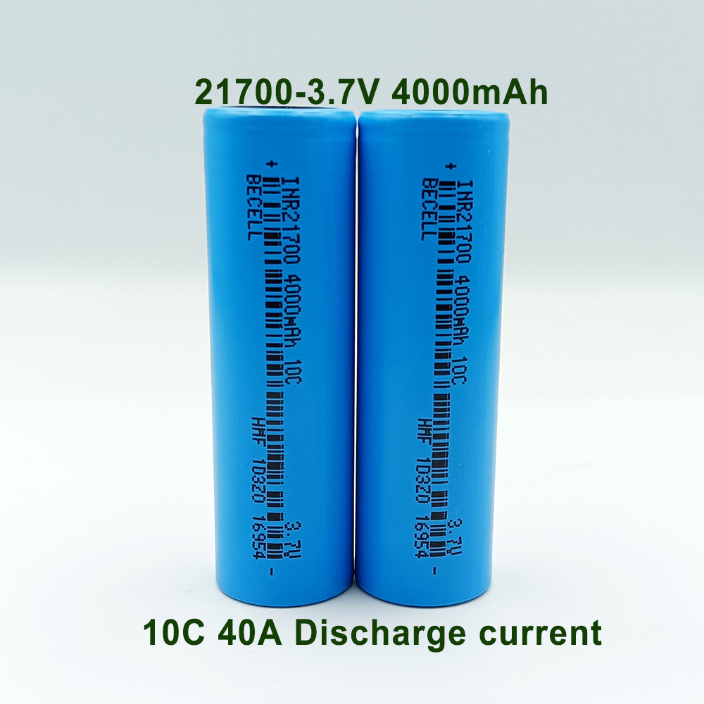 BECELL INR21700-4000(40H) High-Rate 21700 Li-ion Cell | 40A Continuous Discharge, OEM/ODM Support, Bulk Stock!